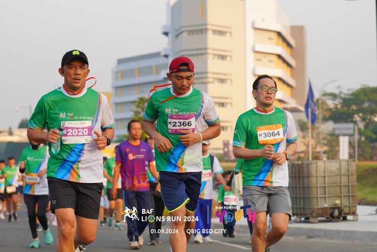 Race photo from BAF LIONS RUN 2024