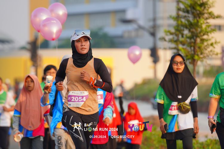 Race photo from BAF LIONS RUN 2024