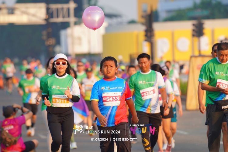 Race photo from BAF LIONS RUN 2024