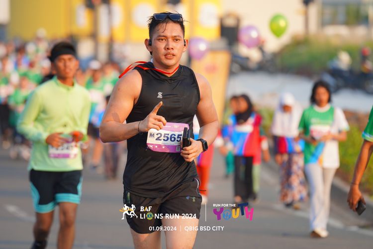 Race photo from BAF LIONS RUN 2024