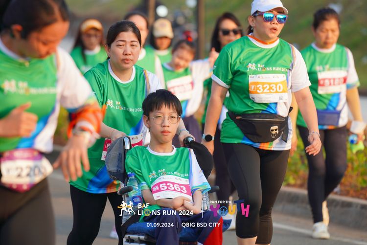 Race photo from BAF LIONS RUN 2024