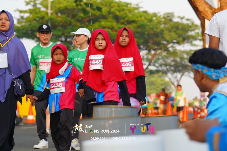 Race photo from BAF LIONS RUN 2024