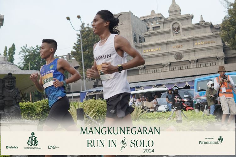 Race photo from Mangkunegaran Run 2024
