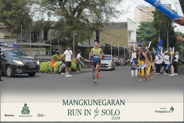 Race photo from Mangkunegaran Run 2024