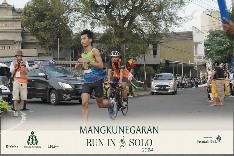 Race photo from Mangkunegaran Run 2024
