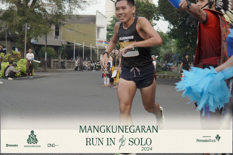 Race photo from Mangkunegaran Run 2024