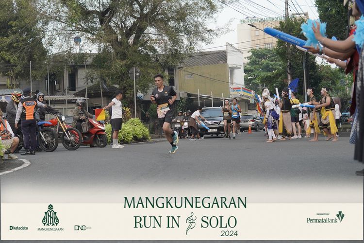 Race photo from Mangkunegaran Run 2024
