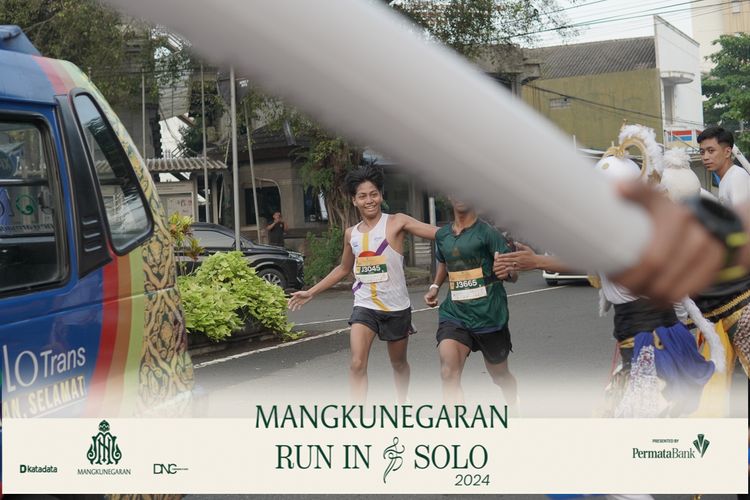 Race photo from Mangkunegaran Run 2024