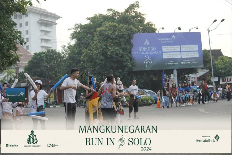Race photo from Mangkunegaran Run 2024