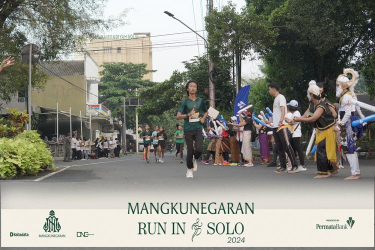 Race photo from Mangkunegaran Run 2024