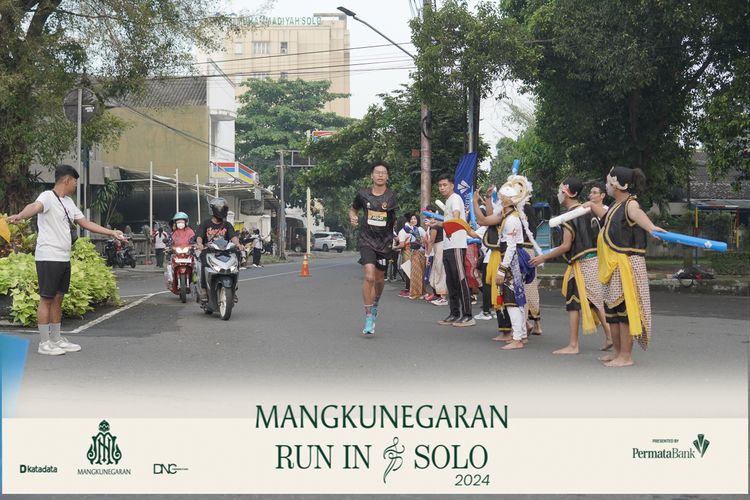 Race photo from Mangkunegaran Run 2024