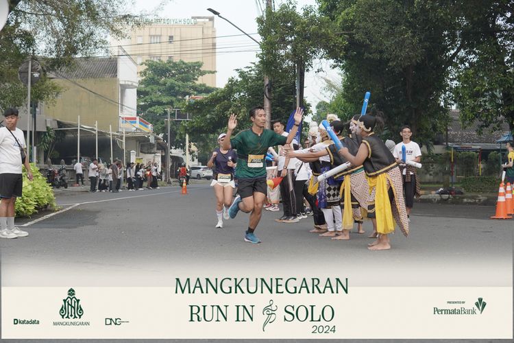 Race photo from Mangkunegaran Run 2024