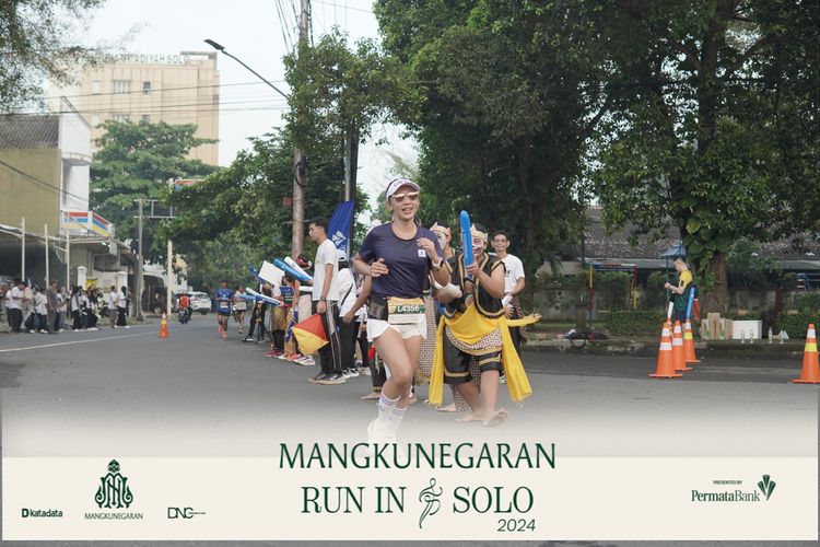 Race photo from Mangkunegaran Run 2024