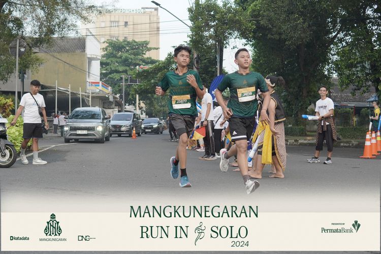 Race photo from Mangkunegaran Run 2024