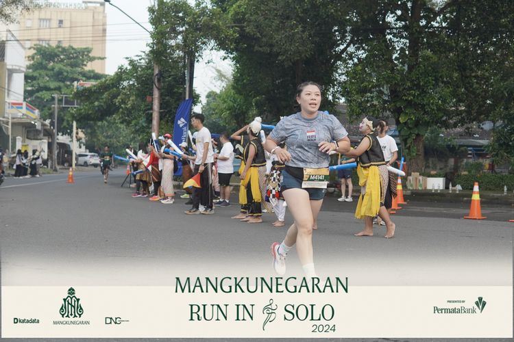 Race photo from Mangkunegaran Run 2024