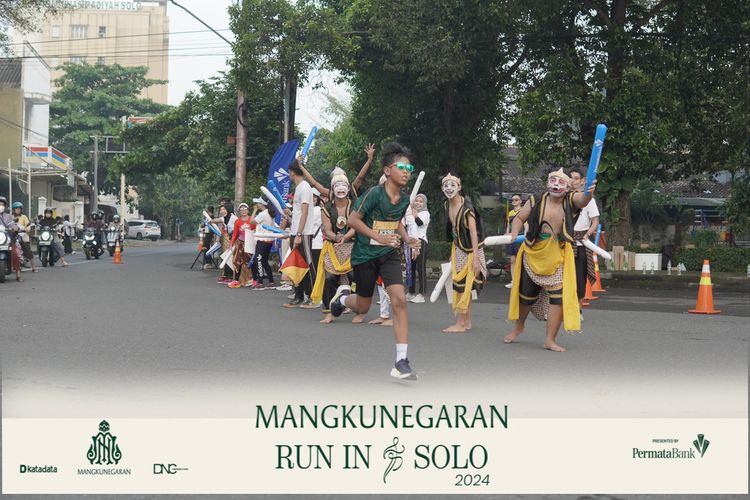 Race photo from Mangkunegaran Run 2024