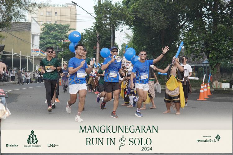 Race photo from Mangkunegaran Run 2024