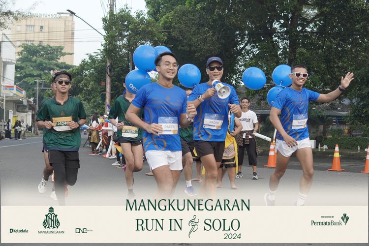 Race photo from Mangkunegaran Run 2024