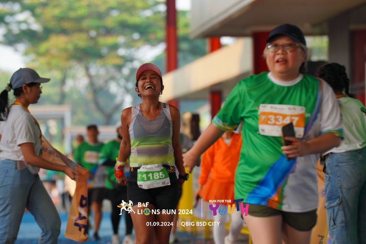 Race photo from BAF LIONS RUN 2024