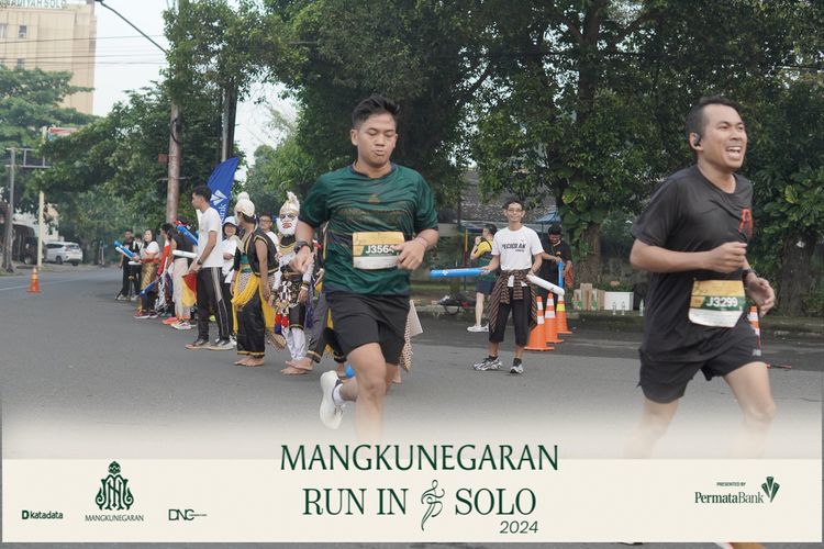 Race photo from Mangkunegaran Run 2024