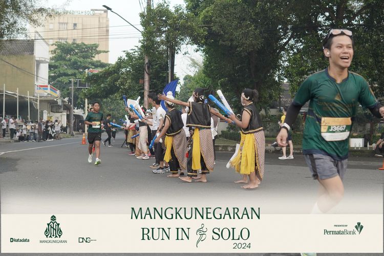 Race photo from Mangkunegaran Run 2024