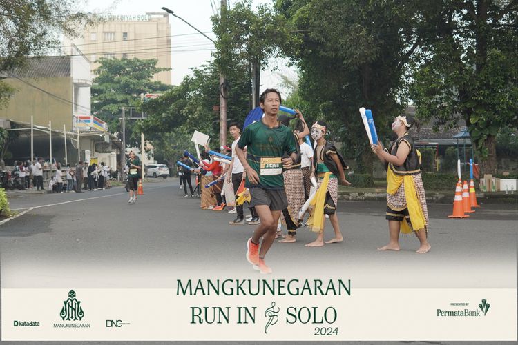 Race photo from Mangkunegaran Run 2024