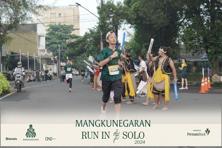 Race photo from Mangkunegaran Run 2024