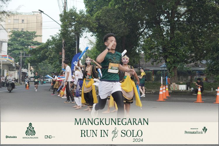 Race photo from Mangkunegaran Run 2024