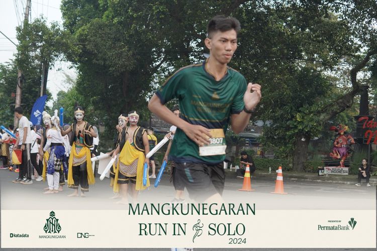 Race photo from Mangkunegaran Run 2024