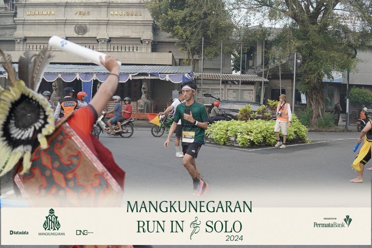 Race photo from Mangkunegaran Run 2024