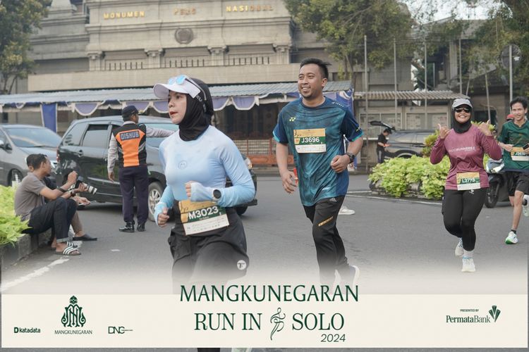 Race photo from Mangkunegaran Run 2024