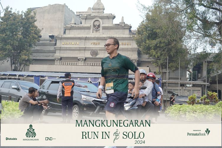 Race photo from Mangkunegaran Run 2024