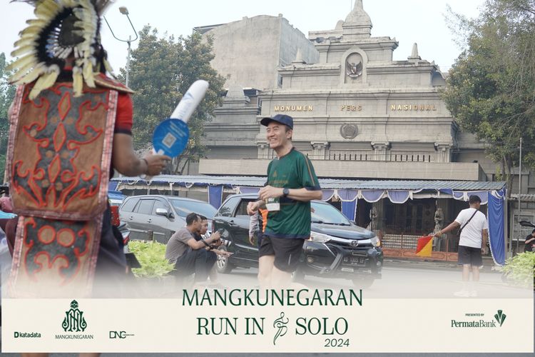Race photo from Mangkunegaran Run 2024
