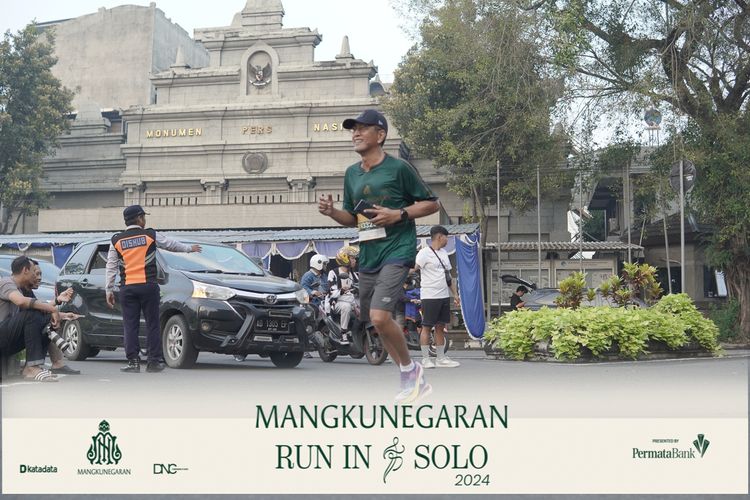 Race photo from Mangkunegaran Run 2024