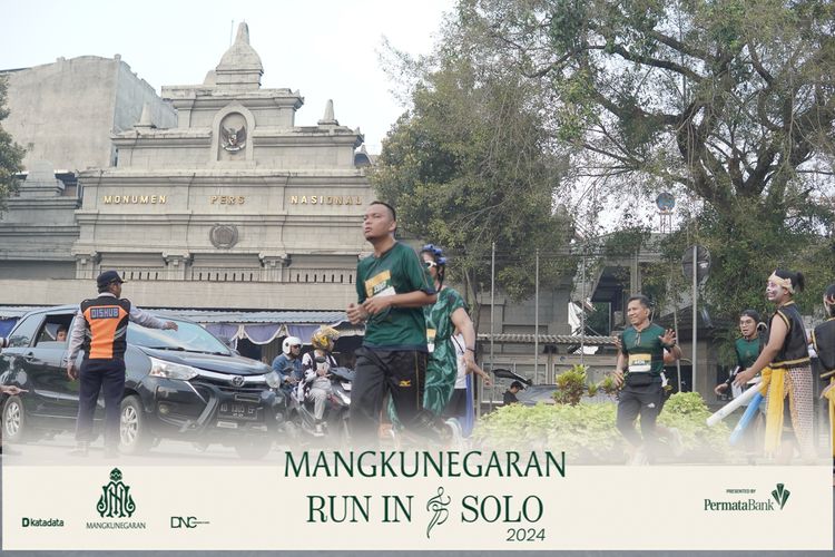 Race photo from Mangkunegaran Run 2024