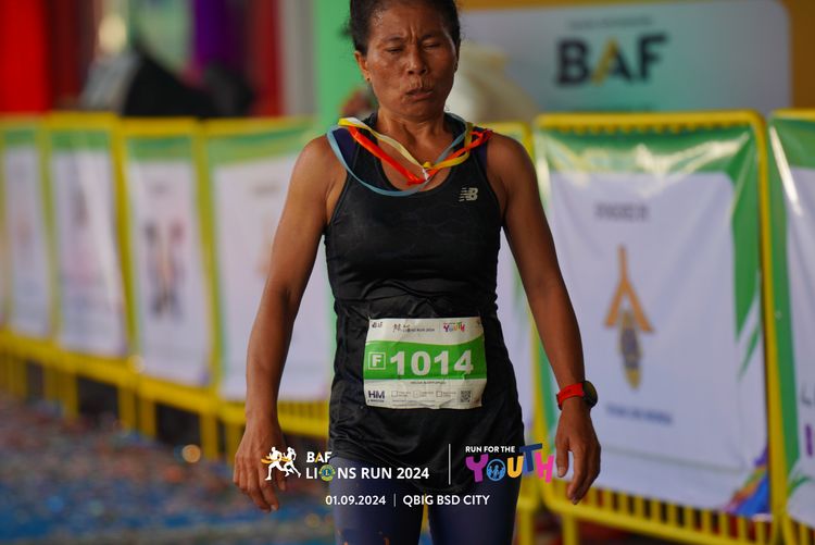 Race photo from BAF LIONS RUN 2024
