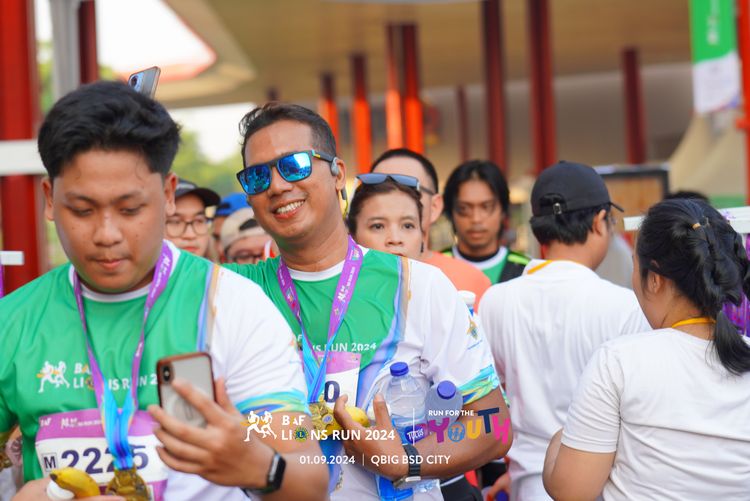 Race photo from BAF LIONS RUN 2024