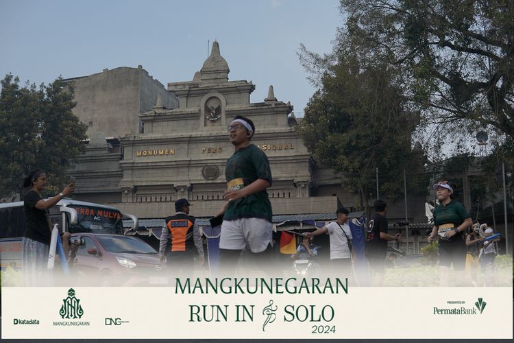 Race photo from Mangkunegaran Run 2024