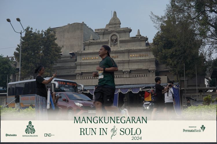 Race photo from Mangkunegaran Run 2024