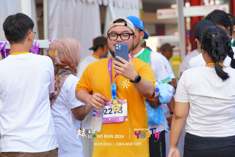 Race photo from BAF LIONS RUN 2024