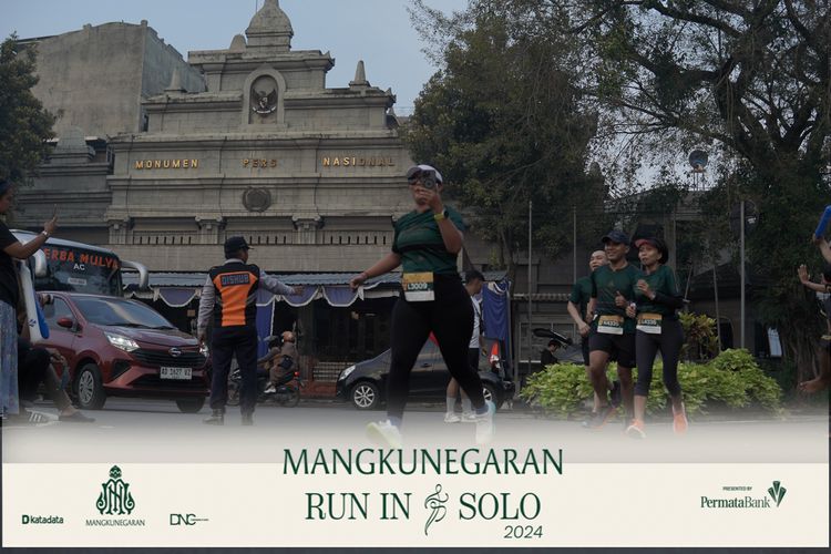 Race photo from Mangkunegaran Run 2024