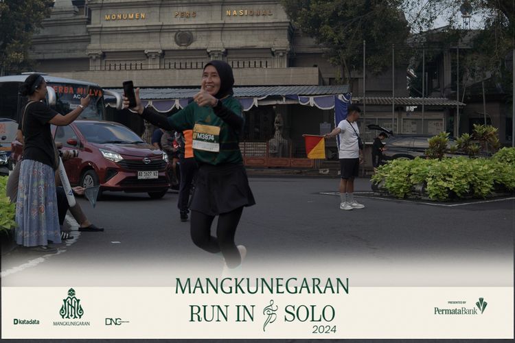 Race photo from Mangkunegaran Run 2024