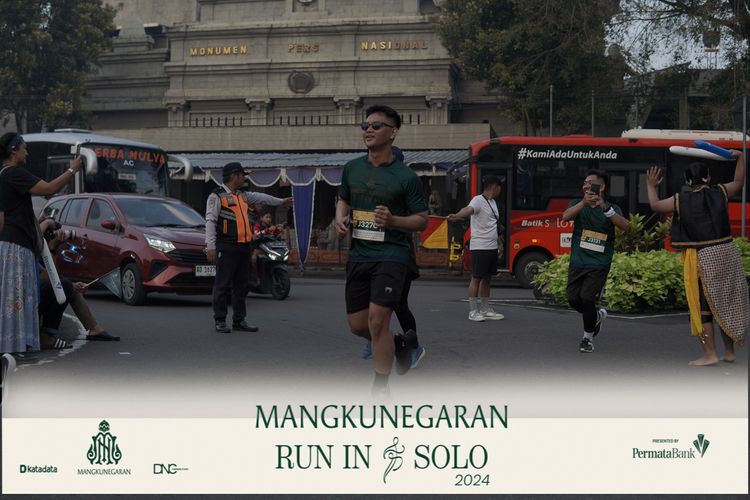 Race photo from Mangkunegaran Run 2024