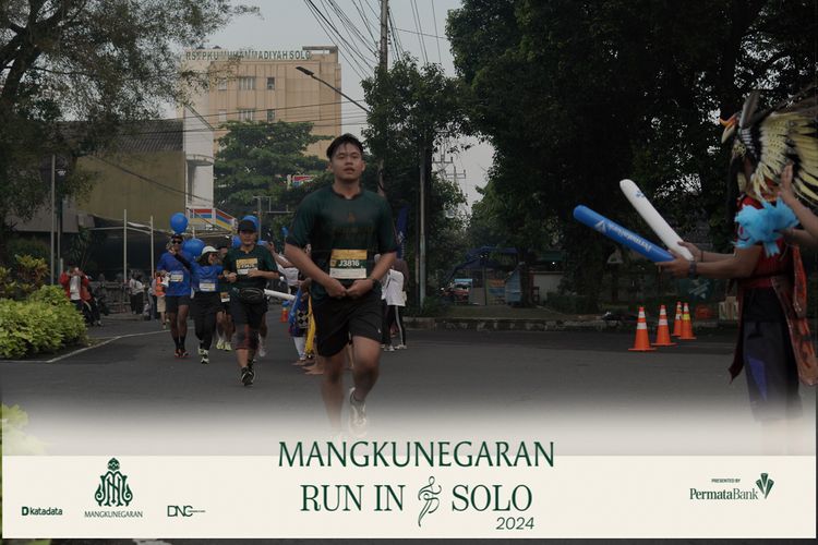 Race photo from Mangkunegaran Run 2024