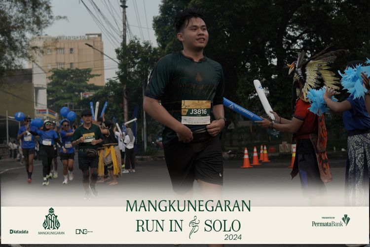 Race photo from Mangkunegaran Run 2024
