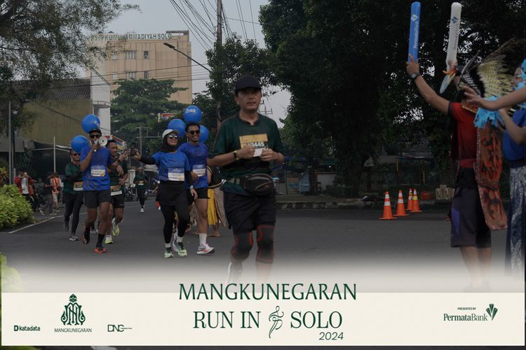 Race photo from Mangkunegaran Run 2024
