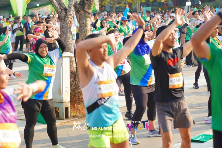 Race photo from BAF LIONS RUN 2024