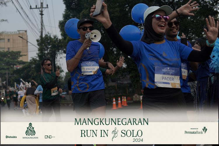 Race photo from Mangkunegaran Run 2024