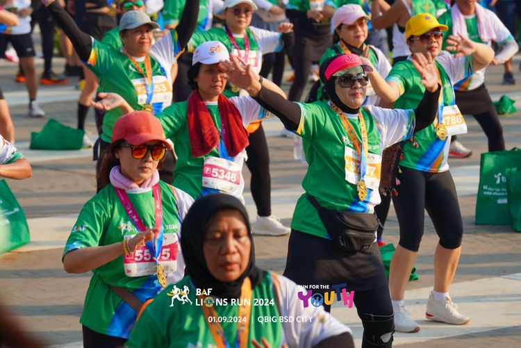 Race photo from BAF LIONS RUN 2024