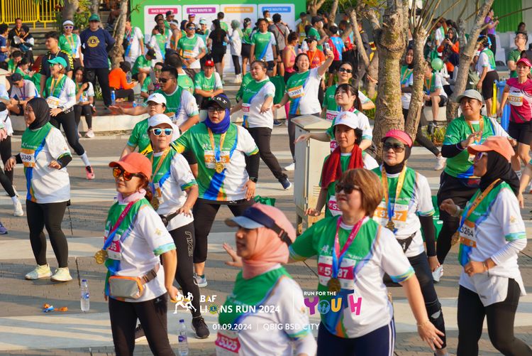 Race photo from BAF LIONS RUN 2024
